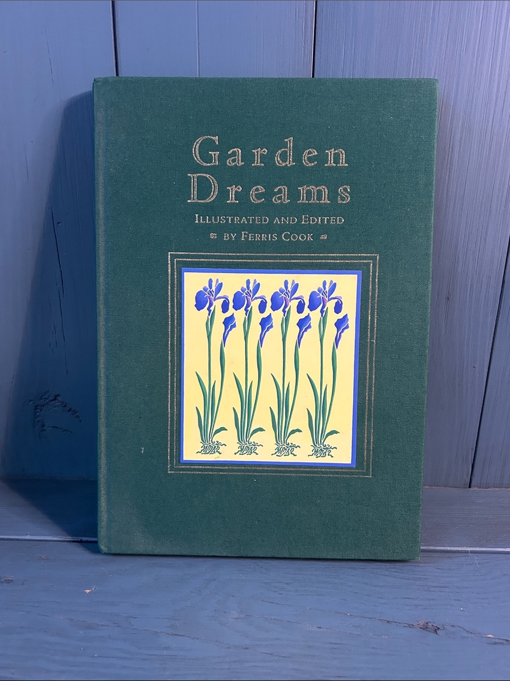 Garden Dreams Illustrated & Edited by: Ferris Cook Book - Green & Purple 1991